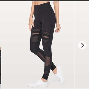 Lululemon Wunder Under Hi-Rise Tight Mix & Mesh 28"
